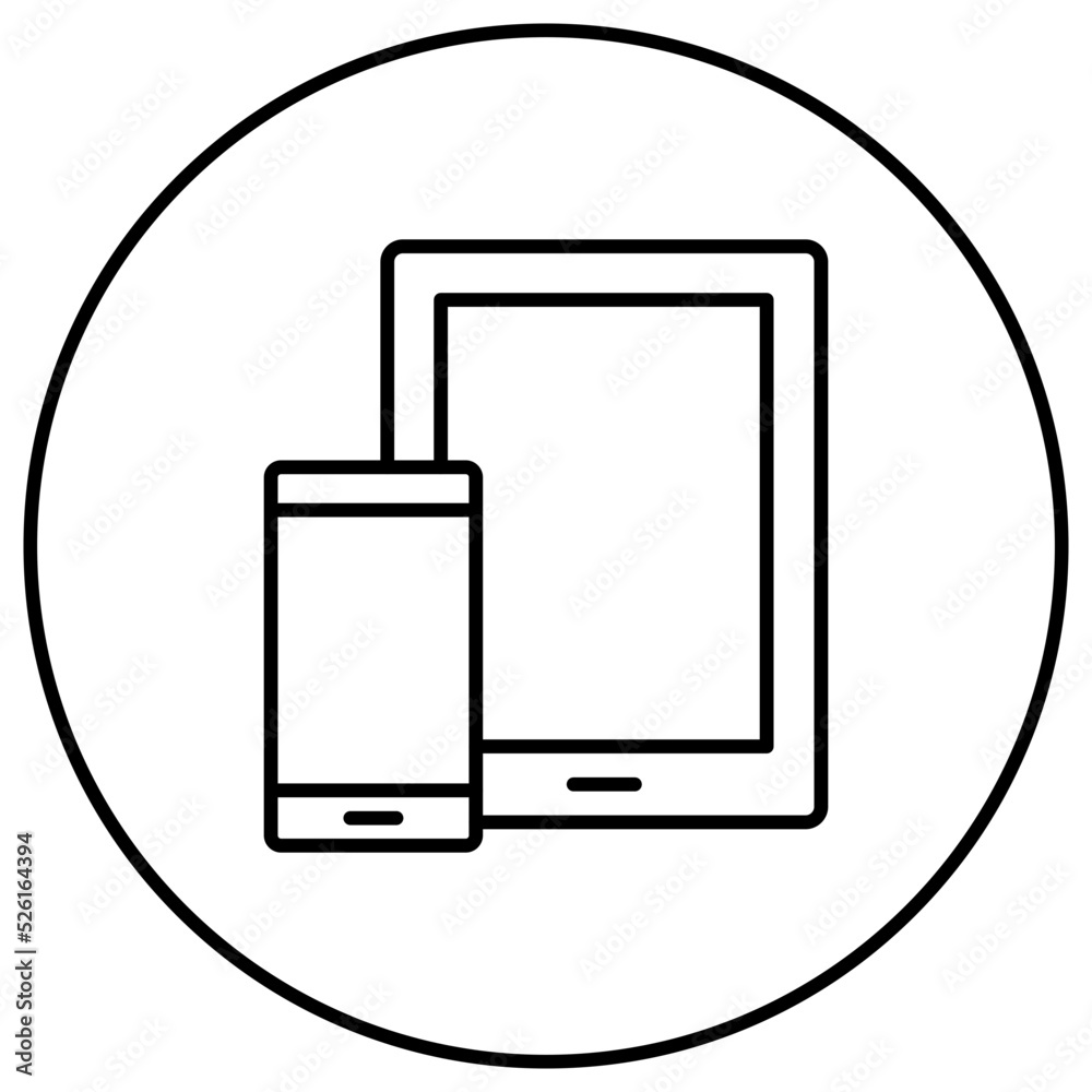 Canvas Prints Gadget Line Icon