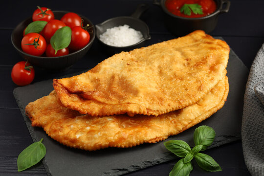 chebureks with meat. Tasty and appetizing food