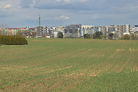 Town and village boundary

