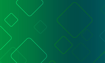 Abstract Green gradient geometric background