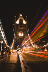 Tower Bridge at night, London