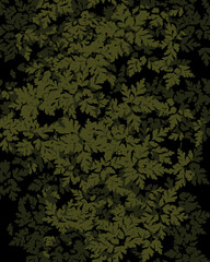 Green Plant Leaf Texture Pattern Vector Illustration for graphics design, fabric, background, print tee and other uses.
