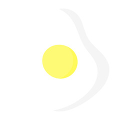 Kawaii Fried Egg icon.