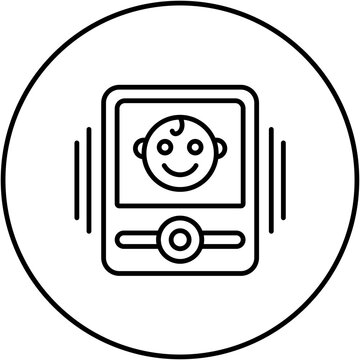 Baby Monitor Line Icon