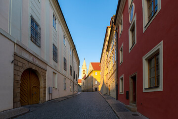 Fototapeta premium The Prague Castle view in Prague City