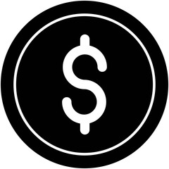 Dollar Isolated Vector icon which can easily modify or edit


