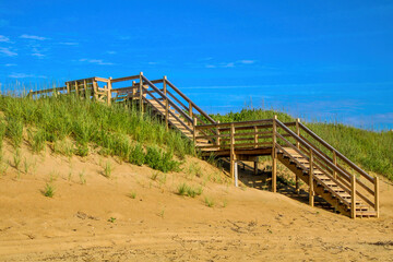 stairs over dune