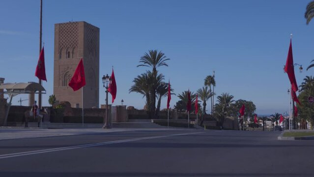 Hassan tower , Rabat morocco 