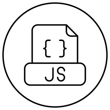Javascript File Line Icon