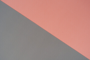 Gray and pink two tone color paper background with stripes. Abstract background modern hipster futuristic. Texture design