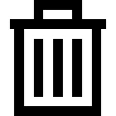 Dustbin Vector Icon