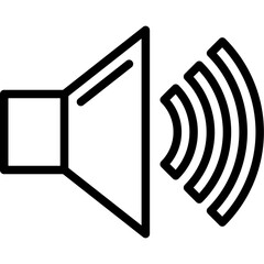 Volume Speaker Vector Icon