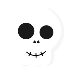 Halloween skull icon.