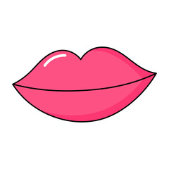 Female mouth icon.