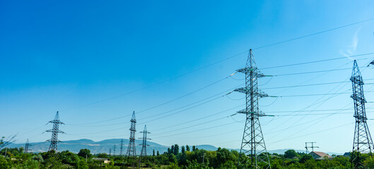 Electricity line in Georgia