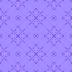 Naklejka na ściany i meble Winter seamless snowflakes and stripes pattern for wrapping paper and clothes print and kids and Christmas gifts