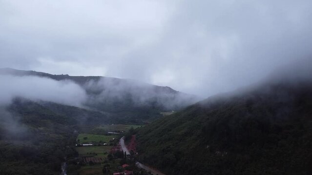 Cloudy sky in the Cuevas community near Samaipatabolivia - CODO DE LOS ANDES - SANTA CRUZ BOLIVIA