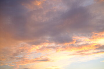 Naklejka na ściany i meble sky at sunset