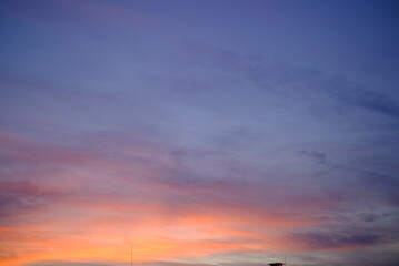 sky at sunset 
