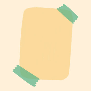 recommend clip art: Post it amarillo