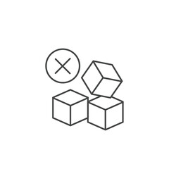 sugar free icons  symbol vector elements for infographic web