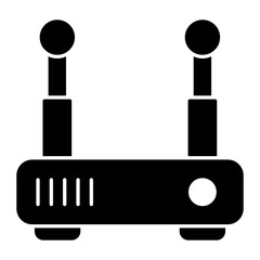 Router Glyph Icon