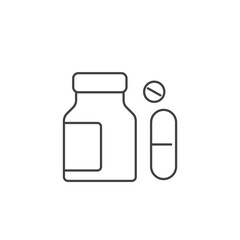 Supplements icons  symbol vector elements for infographic web