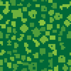 Set line Furniture nightstand, Table lamp and Pouf on seamless pattern. Vector