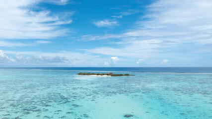 Fototapeta na wymiar Drone French Polynesia Tahiti Moorea Fakarava