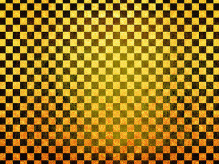 金の市松模様