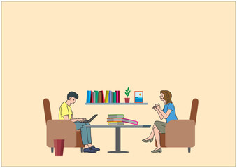 人物 おしゃれイラスト素材