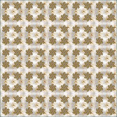 Illustration line art ornamental Border design