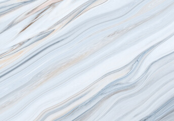 Obraz premium Marble rock texture blue ink pattern liquid swirl paint white dark that is Illustration background for do ceramic counter tile silver gray that is abstract waves skin wall luxurious art ideas concept.