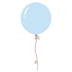 Blue balloon.