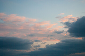 Fototapeta na wymiar Selective focus.Beautiful sunset over the sea. Relax.