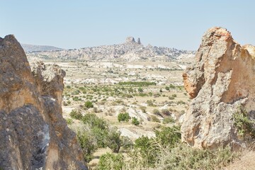 Fototapeta na wymiar Aynali Church near Meskendir Valley in Cappadocia
