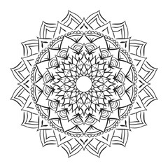 mandala decoration ramadan element vintage texture