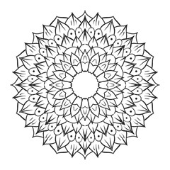 mandala decoration ramadan element vintage texture