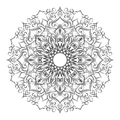 mandala decoration ramadan element vintage texture