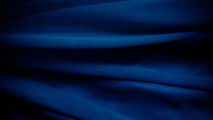 Blue Color Cloth Pattern Background,Silk Wave Texture Design Holidays Travel Summer Card Banner,Light Gradient Fabric Smooth Shape Colorful,Abstract Luxury blue Template Wallpaper.