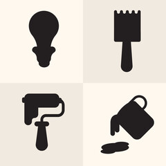 illustration of a set of icons