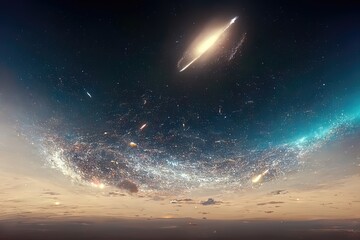 Realistic Milky Way, Universe and space