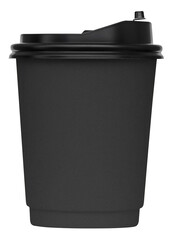 Paper coffee cup isolated for design