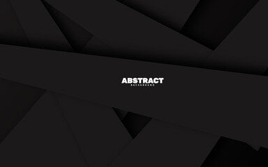 Abstract black geometric shaope overlap layer background