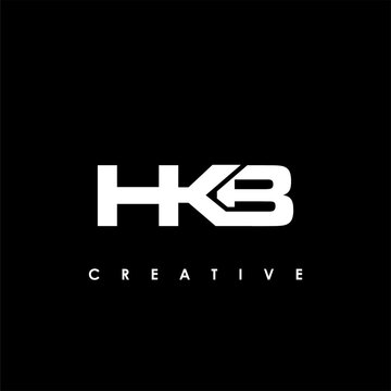 HKB Letter Initial Logo Design Template Vector Illustration