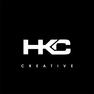 HKC Letter Initial Logo Design Template Vector Illustration