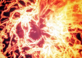 燃え上がる火炎のイラスト