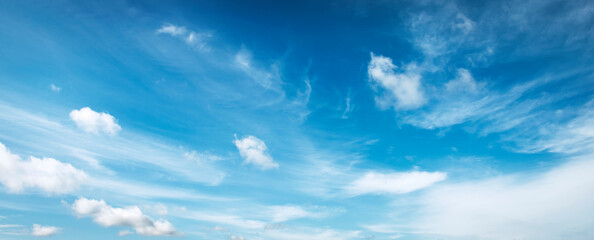 blue sky with white cloud background