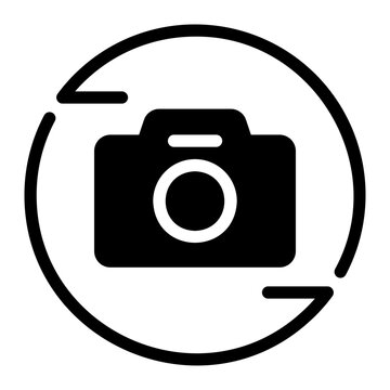 switch camera glyph icon