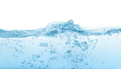 Water, water splash isolated on white background